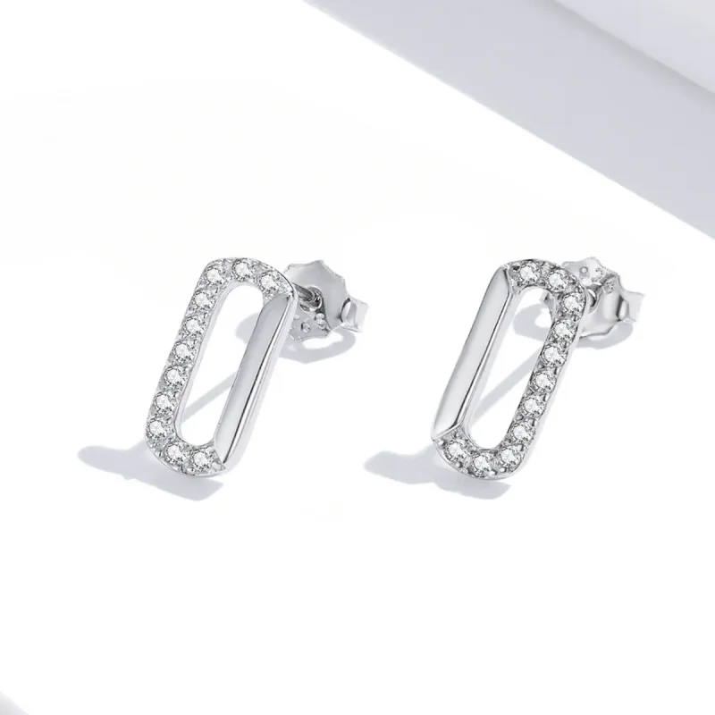 (kép) PANDORA típusú Mini gemkapocs gombfülbevalók - SCE1330 - Megtekintés 2
