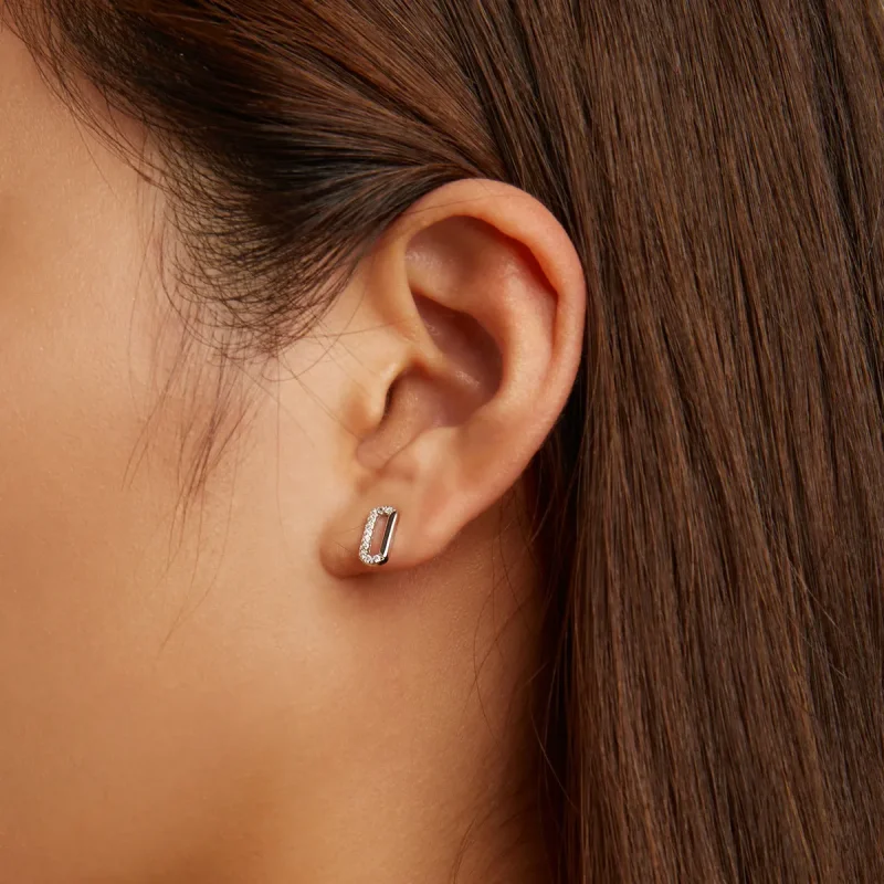 (kép) PANDORA típusú Mini gemkapocs gombfülbevalók - SCE1330 - Megtekintés 7