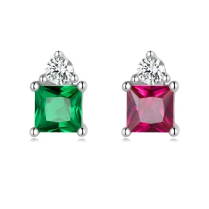 PANDORA típusú Színes Princess Party cukorkák gombfülbevalók - SCE1465 (kép) PANDORA típusú Színes Princess Party cukorkák gombfülbevalók - SCE1465