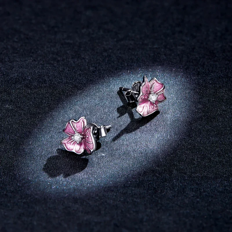 (kép) PANDORA típusú Virágzó porzó gombfülbevalók - BSE471 - Megtekintés 5