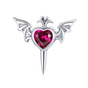 PANDORA típusú Wings szerelem gombfülbevalók - SCE1179 (kép) PANDORA típusú Wings szerelem gombfülbevalók - SCE1179