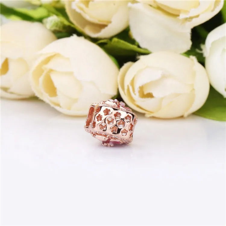 (kép) PANDORA Rose charm, Csillogó őszibarack virág - Megtekintés 4