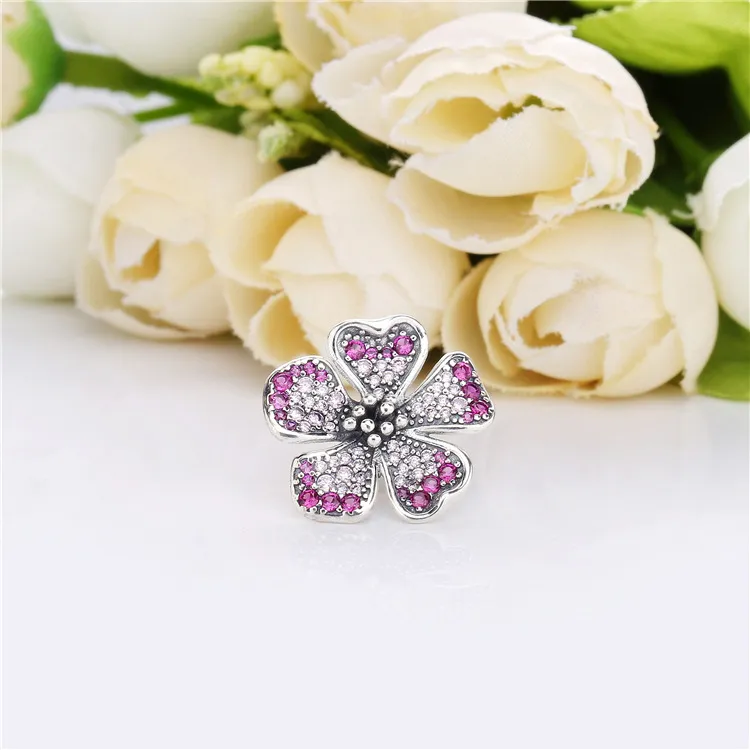 (kép) PANDORA őszibarackvirág charm - 798073NCCMX - Megtekintés 2