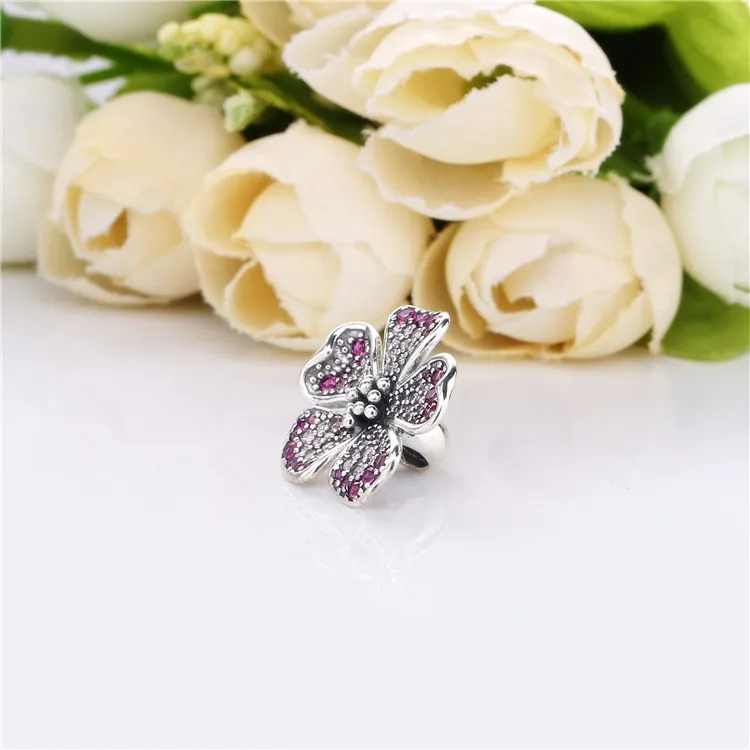 (kép) PANDORA őszibarackvirág charm - 798073NCCMX - Megtekintés 3