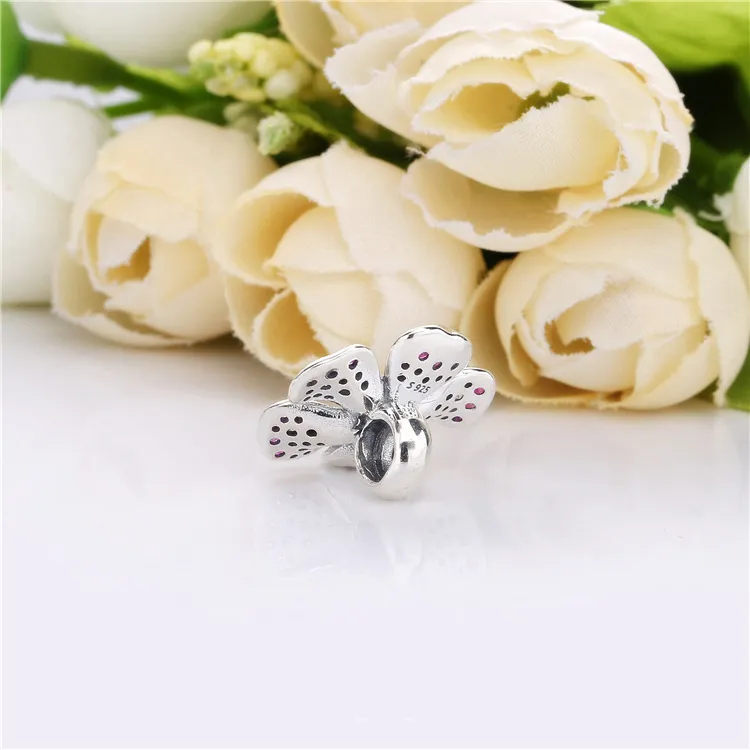 (kép) PANDORA őszibarackvirág charm - 798073NCCMX - Megtekintés 4