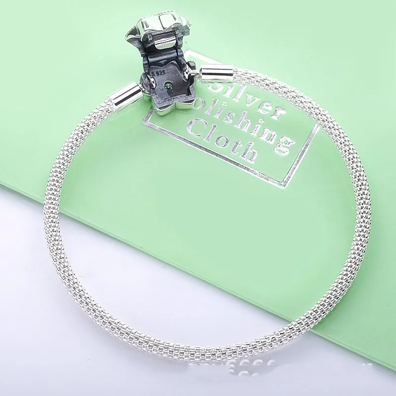 (kép) Pandora Moments Fényes hópehely hálós karkötő - 598616C01 - Megtekintés 3