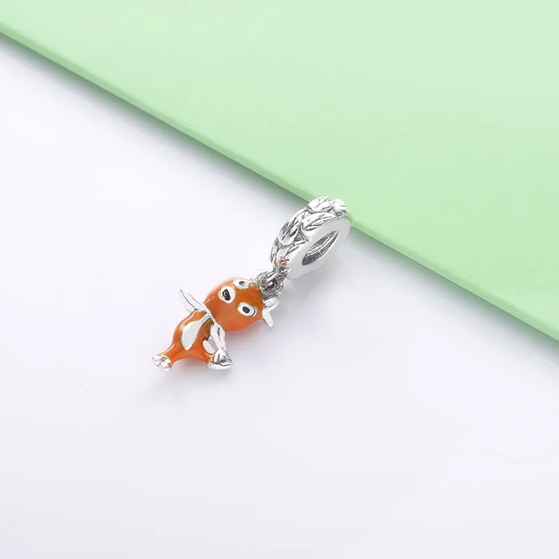 (kép) PANDORA függő charm Disney narancssárga madár - 798877C01 - Megtekintés 2