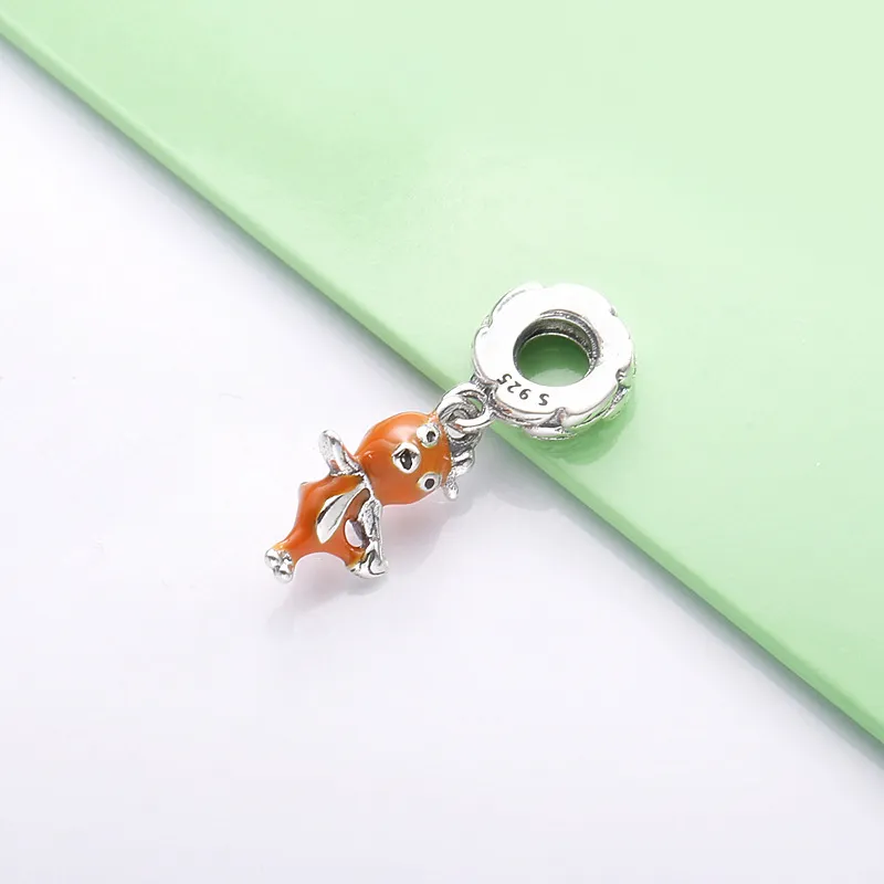 (kép) PANDORA függő charm Disney narancssárga madár - 798877C01 - Megtekintés 5