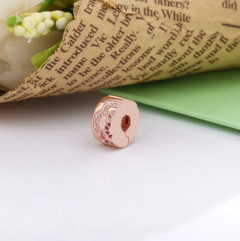 (kép) PANDORA klip charm rózsaszín ventilátor - 788153C01 - Megtekintés 2