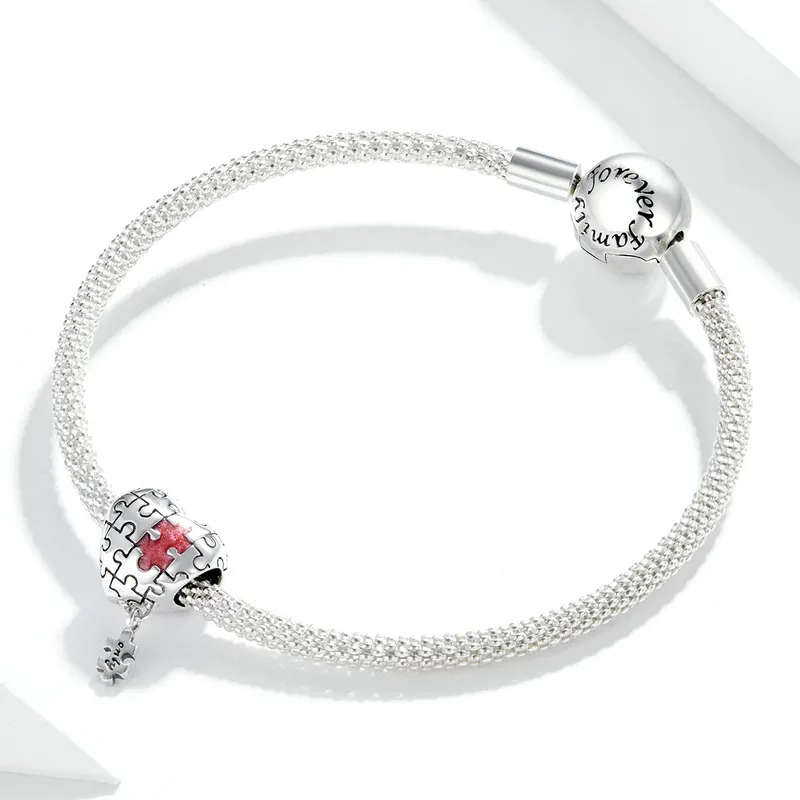 (kép) PANDORA típusú autizmus charm - SCC1635 - Megtekintés 3