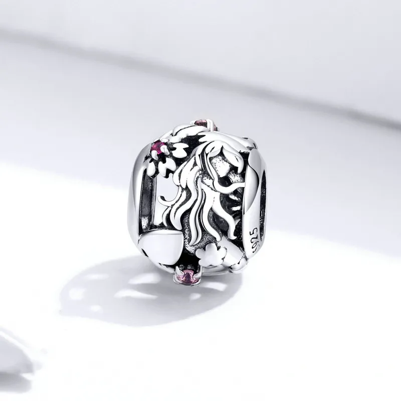 (kép) PANDORA típusú virág elfek charm - SCC1449 - Megtekintés 2