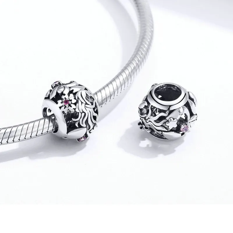 (kép) PANDORA típusú virág elfek charm - SCC1449 - Megtekintés 4
