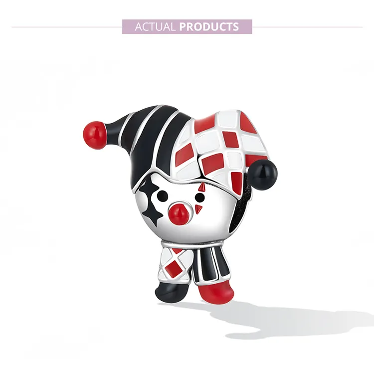 (kép) PANDORA típusú Póker bohóc Charm - SCC2237 - Megtekintés 7