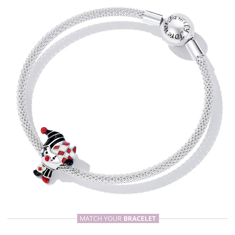 (kép) PANDORA típusú Póker bohóc Charm - SCC2237 - Megtekintés 8