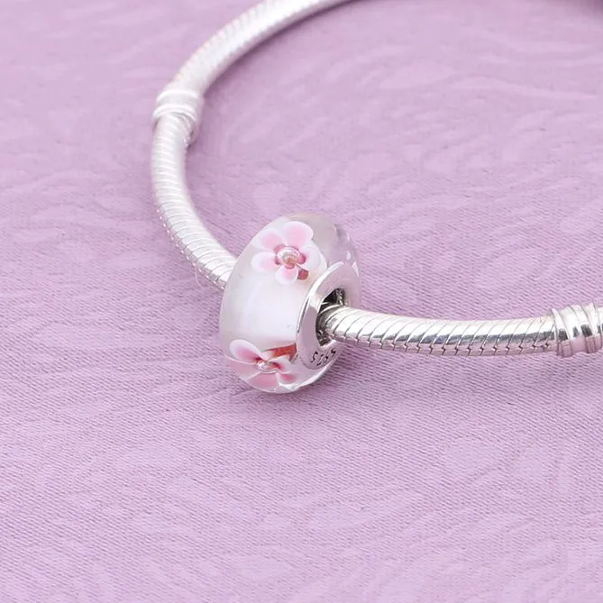 (kép) PANDORA ezüst charm, Vad virág tisztelegve - Megtekintés 3