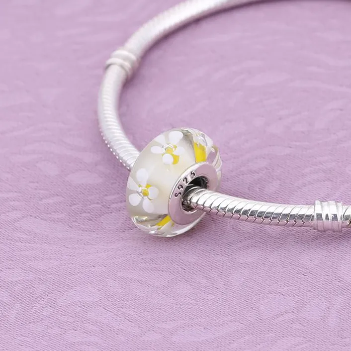 (kép) PANDORA ezüst charm, Vad virág tisztelegve - Megtekintés 4