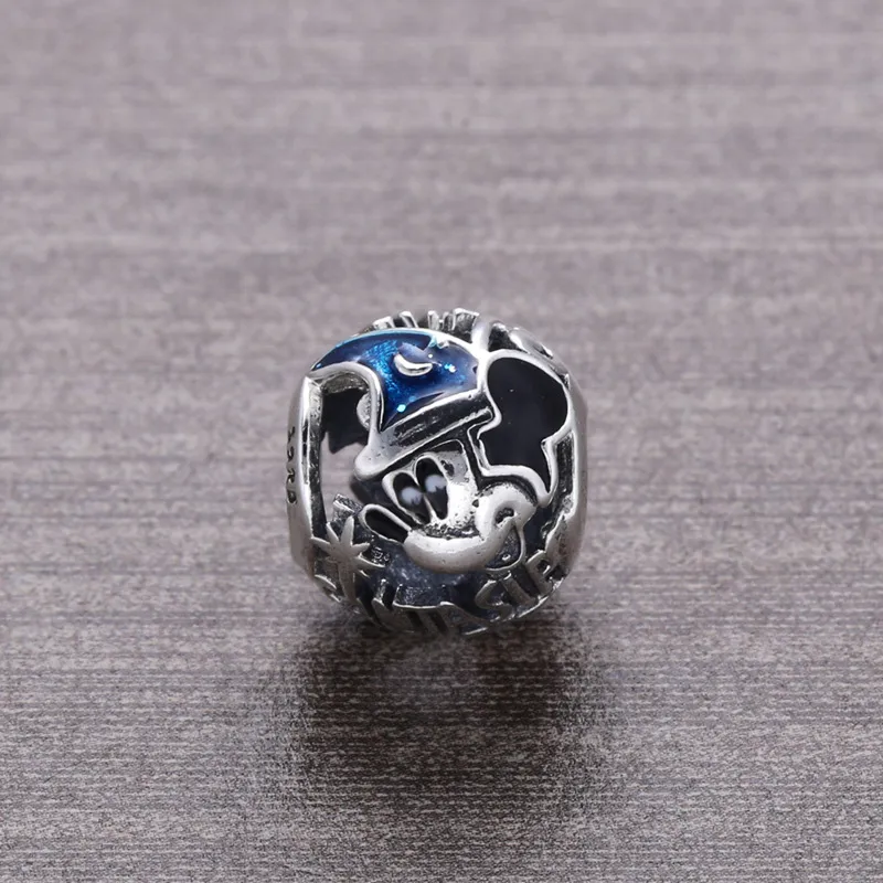 (kép) PANDORA ezüst charm, Varázsló Mickey Fantasia 75. évfordulója - Megtekintés 2